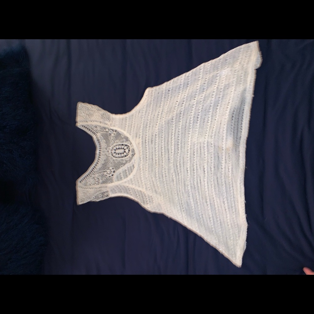 Ivory Crochet Lace top